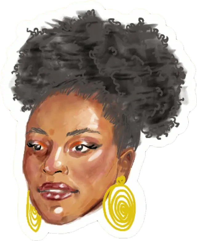Retrato ilustrado de Teresa Asprilla